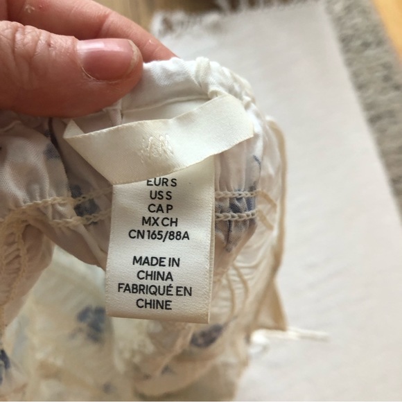 White and blue jumpsuit - Picture 4 of 4